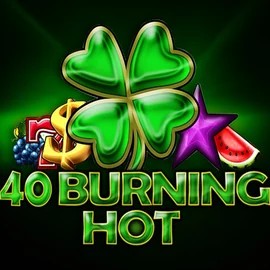 40 Burning Hot slot visual from Amusnet Interactive available on cazeuscasinos-es.com