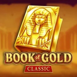 Official Slots logo: Book of Gold Classic by Playson at Cazeus Casino