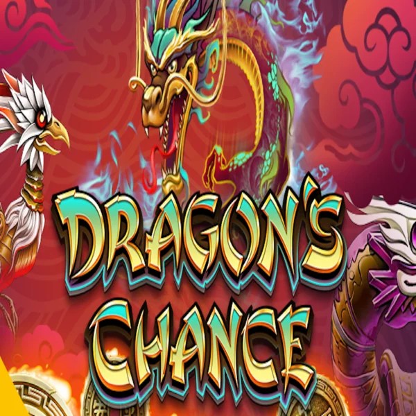 Dragons Chance slot logo by BF Games at Cazeus Casino