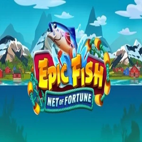 Epic Fish Net of Fortune slot logo by Quickspin at Cazeus CasinoEpic Fish Net of Fortune