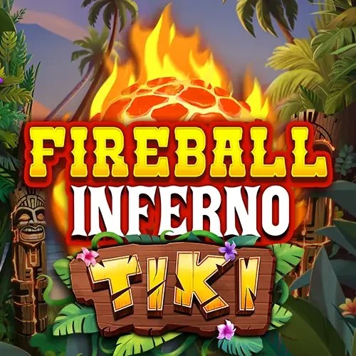 Fireball Inferno Tiki logo by NetEnt Cazeus Casino