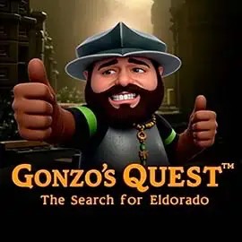 Gonzo's Quest slot logo by NetEnt at Cazeus CasinoGonzo's Quest