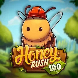 Honey Rush 100 logo – Slots by Play'n GO at Cazeus Casino