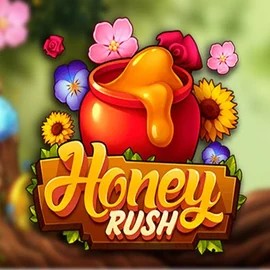 Honey Rush online game logo by Play'n GO on cazeuscasinos-es.com