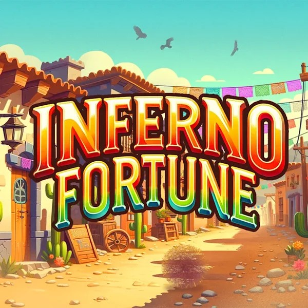 Inferno Fortune slot logo by Atomic Slot Lab at Cazeus Casino