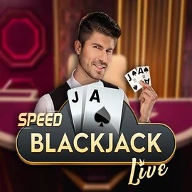 Official Live Casino logo: Speed Blackjack by Pragmatic Play at Cazeus Casino