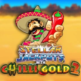 Official Jackpots logo: Stellar Jackpots with Chilli Gold x2 by Lightning Box Game at Cazeus Casino